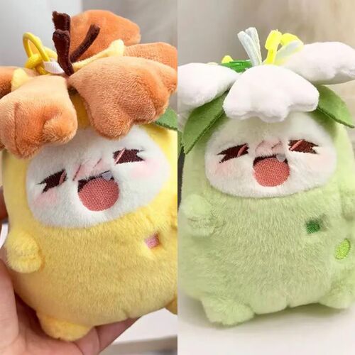 可爱菊花梨洛克大耳毛绒公仔