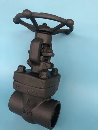 锻钢A105承插焊截止阀高压国标美标对焊接J61H/Y-64-160 /800LB