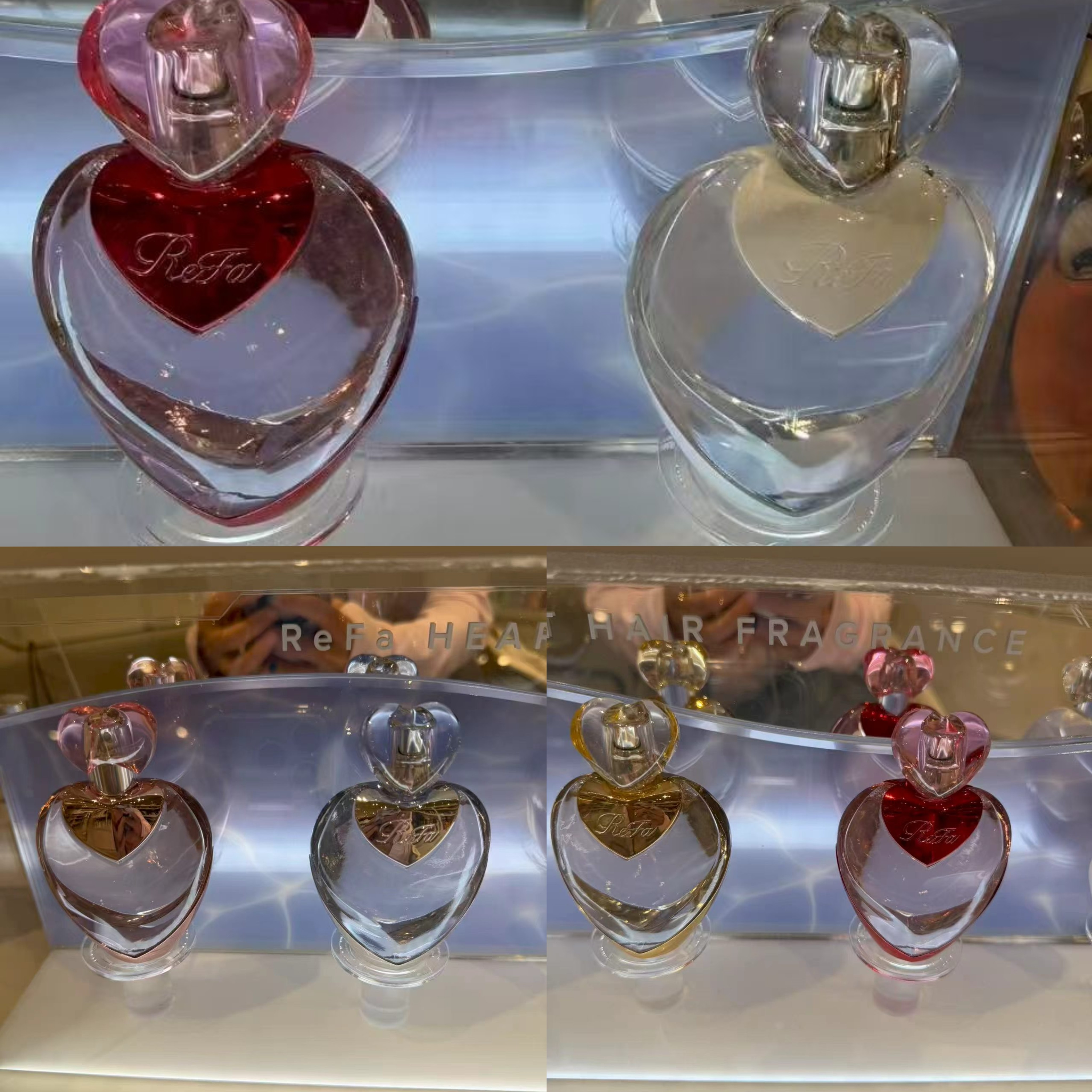 日本专柜 Refa新品心形爱心香氛保湿护发喷雾清新淡香花果香30ml