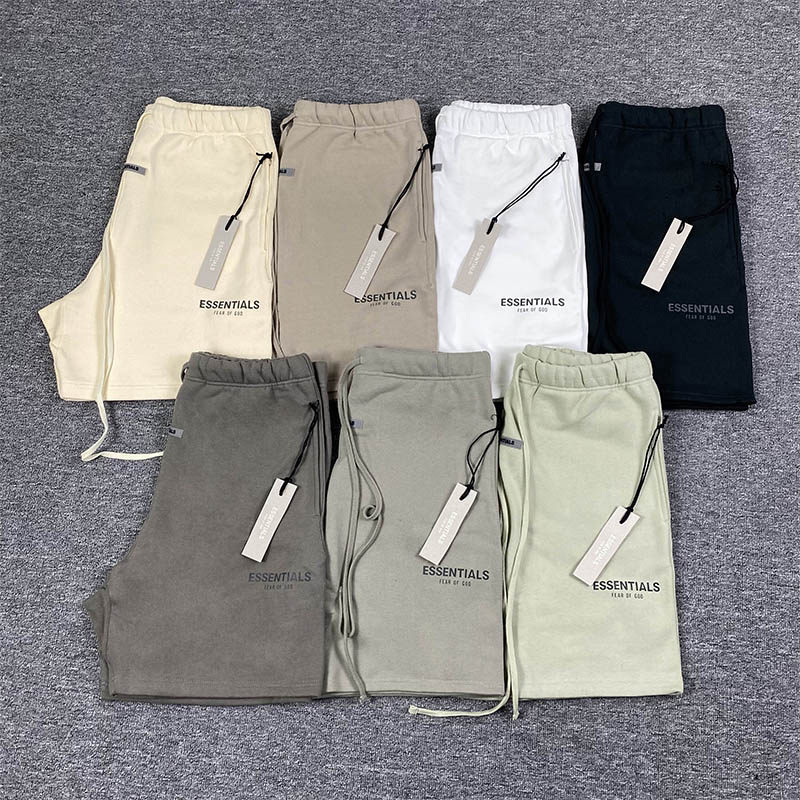 fog fear of god复线essentials高街运动反光五分裤美潮短裤休闲