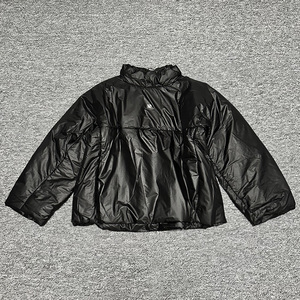 YZY椰子巴黎三方联名立领胸前口袋套头冲锋衣棉服棉袄面包服亮面