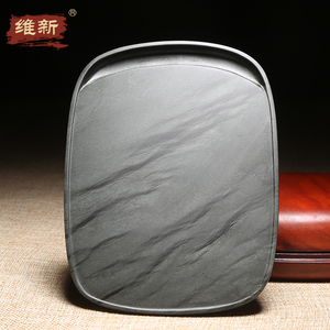 名师作品老坑砚台天然原石歙砚