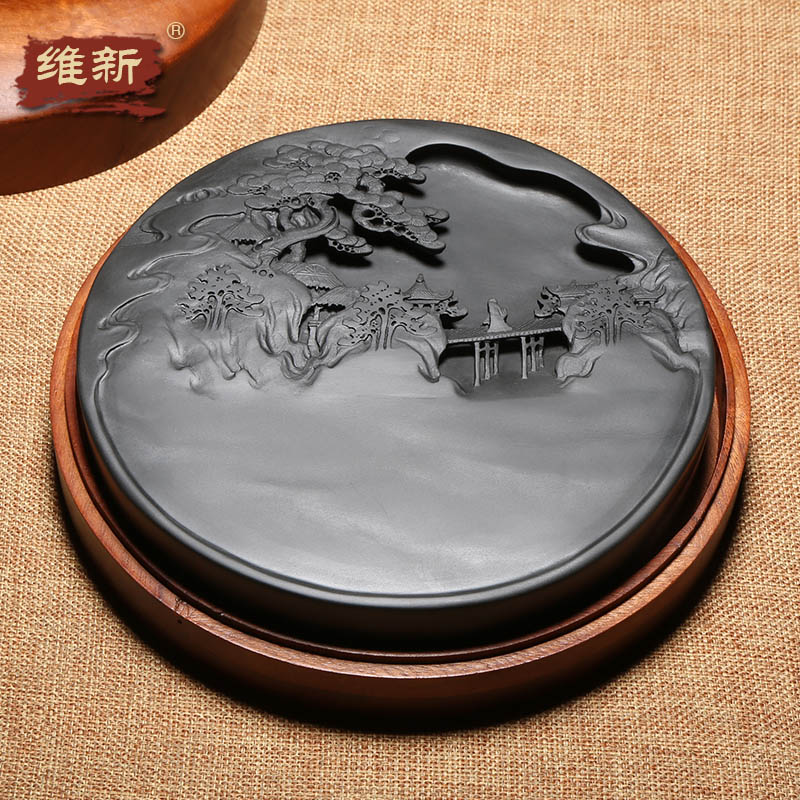 名砚纯手工龙尾山老坑送礼佳品
