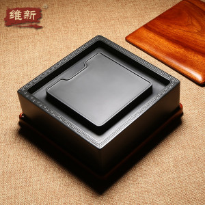 徽州歙砚名师许亚祥作品仿宋四水