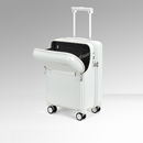 漫游前开口行李箱侧开皮箱万向轮拉杆箱20寸登机箱小旅行箱子男女