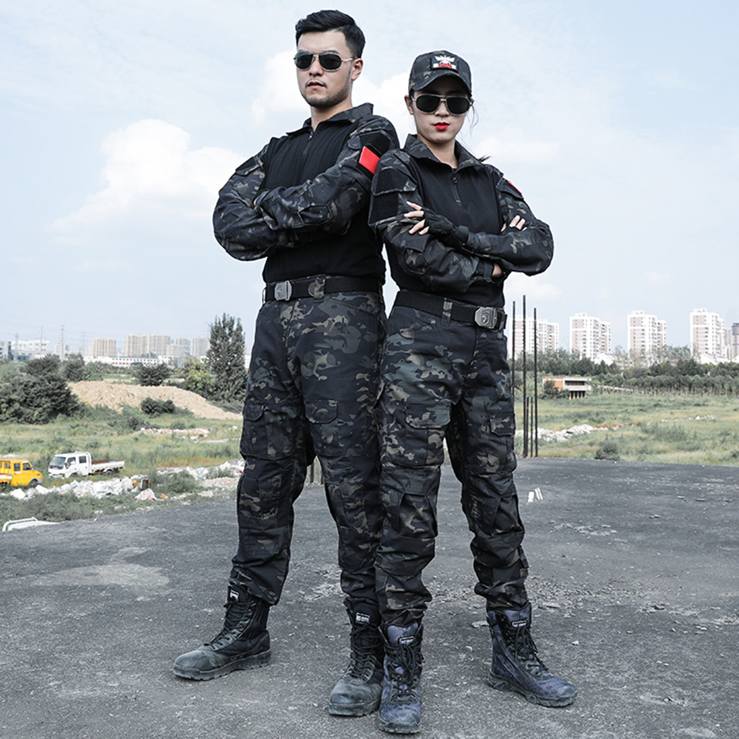 长袖迷彩服套装男户外教官作训服战术拉练服短袖军迷CS拓展团建服