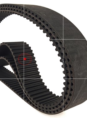橡胶同步系列梯形橡胶带步进电机同步110XL皮带55齿279.4长10MM宽