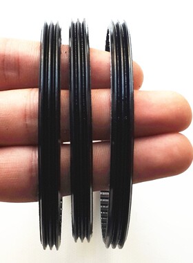 聚氨酯牛筋多楔带PJ多沟多槽锯铝切割木工带锯齿形工业皮带255J