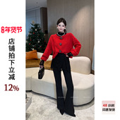 利达 简约高级百搭针织上衣CPM3889 西柚日出 NEW DADADA