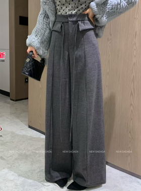 利达 NEW DADADA【趣味氧气】气质时尚百搭休闲裤子CDM2758