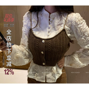 焦糖碎钻 DADADA 高级感休闲百搭马甲LPZ667 NEW 利达