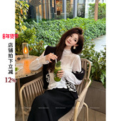 NEW DADADA 甜谧引力 利达 2026超火减龄洋气高端别致雪纺衫