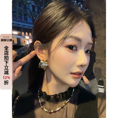 NEW DADADA【利达同款】高级设计感气质耳环DVM1451