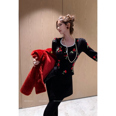 利达 NEW DADADA【甜味渗透】时尚休闲修身针织毛衣CPM3554