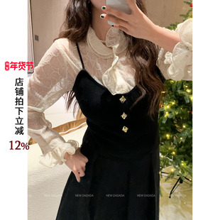 利达 NEWDADADA【敏锐暗涌】吊带背心女冬季内搭时尚百搭洋气时髦