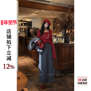 利达 NEWDADADA【柠檬气泡】2025漂亮独特超好看冬装高级感半身裙