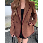 NEW 休闲修身 DADADA 利达 静影沉璧 时尚 气质西装 外套CSZ1589