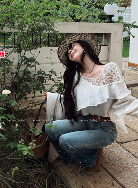 利达 NEW DADADA【轻荷漫舞】气质显瘦百搭上衣CUM1308