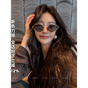 时尚 利达 利达同款 DADADA 墨镜太阳镜简约小众眼镜SE269 NEW