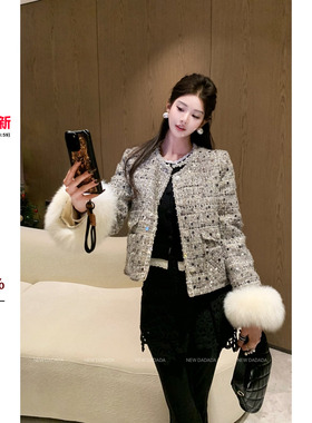 利达 NEW DADADA【星落雪绒】时尚休闲修身气质羽绒外套QHM3692