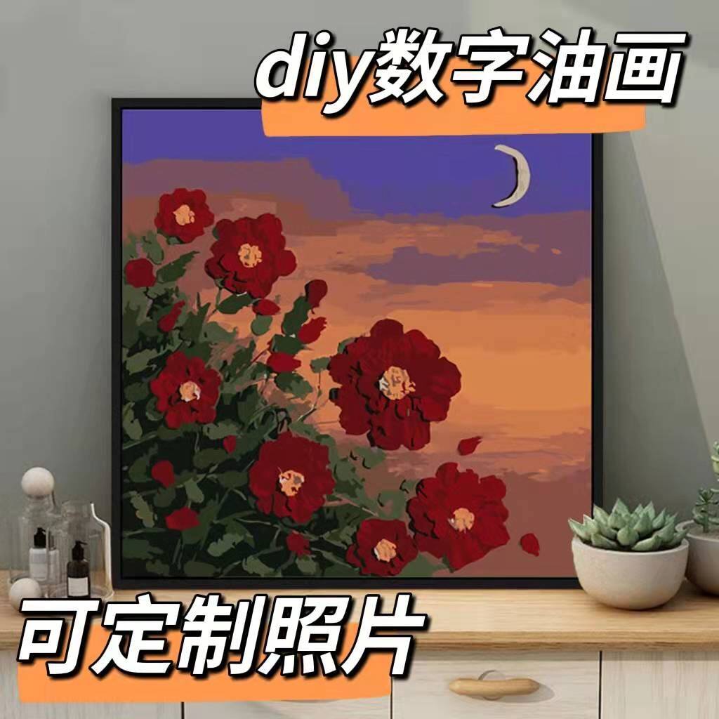 diy数字油画和手工油画-千图网
