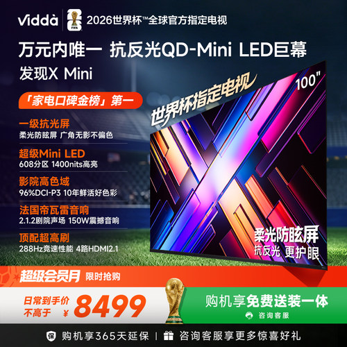 Vidda海信电视XMini100英寸