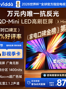 Vidda X Mini 100英寸海信电视 QD-Mini LED电视机