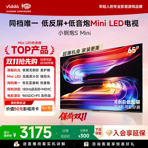 ViddaSMini海信电视65英寸