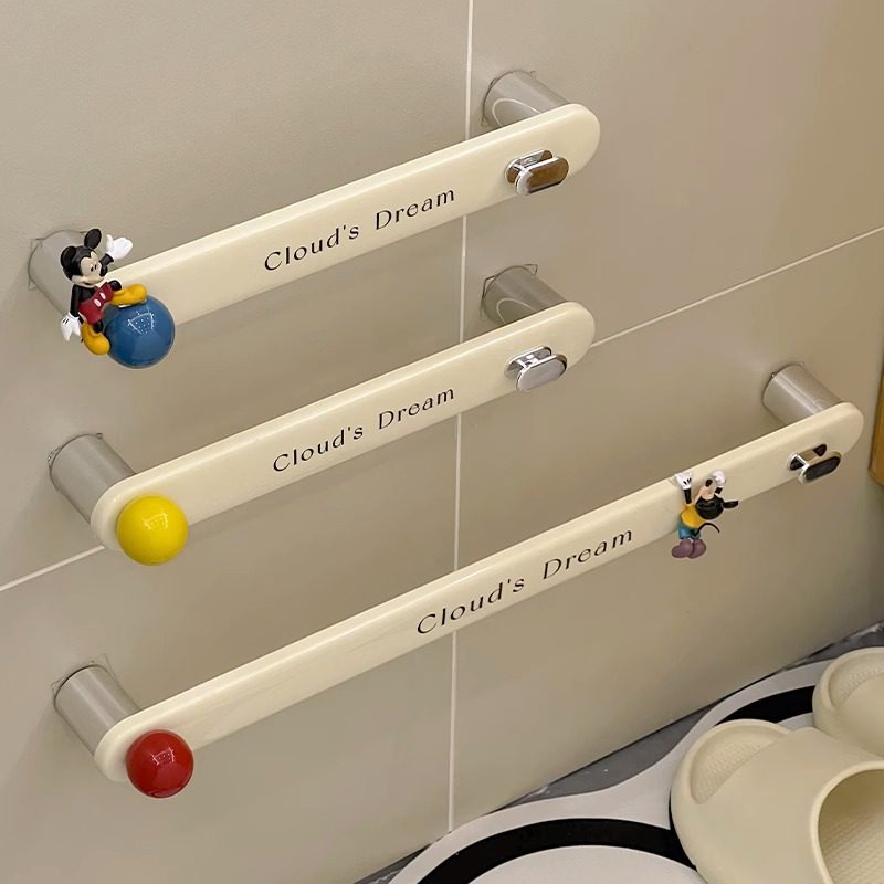 撞色浴室拖鞋架挂架免打孔收纳