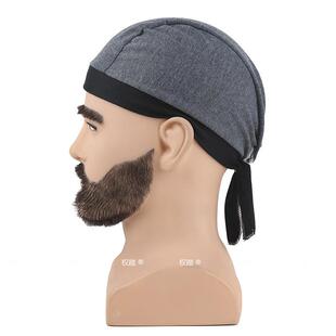 厨房做饭防油帽子男士头巾工作帽炒菜包头发厨师烧饭戴的帽子绑带