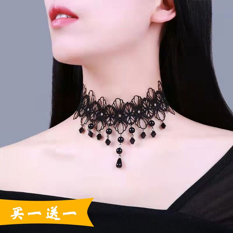 遮脖子疤痕饰品夏天甲状腺蕾丝女图片