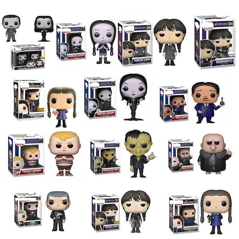 亚当斯一家 星期三 addams 手办模型摆件周边玩具