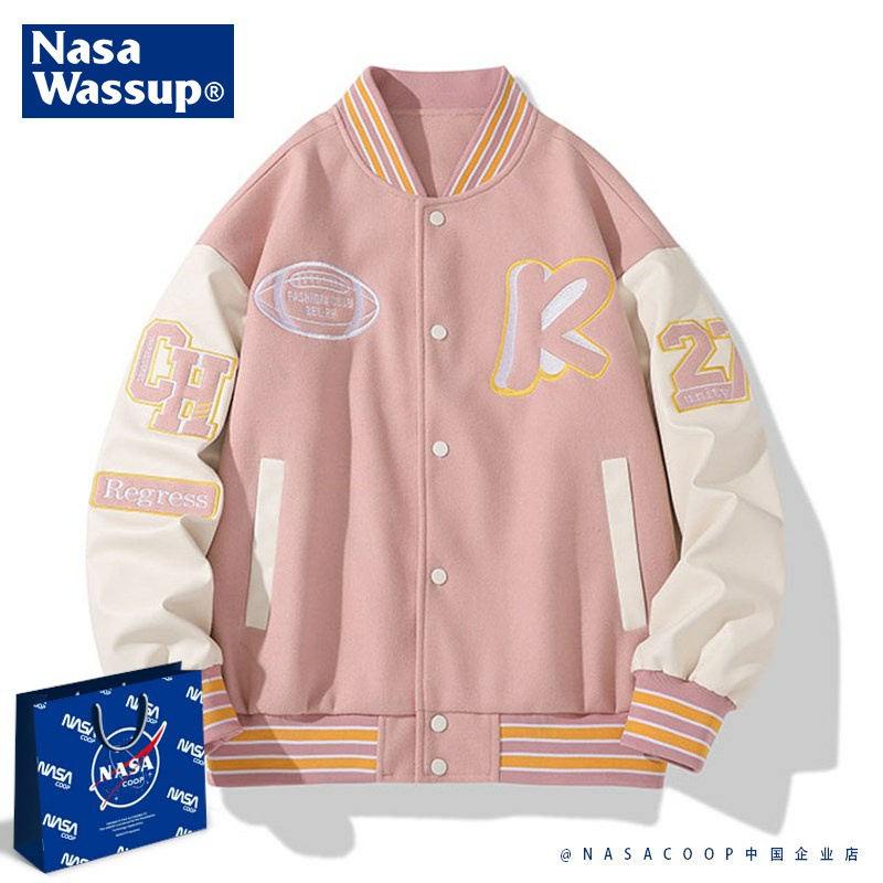 NASACOOP联名潮牌立领棒球服外套