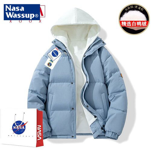 羽绒服冬季假两件新款外套