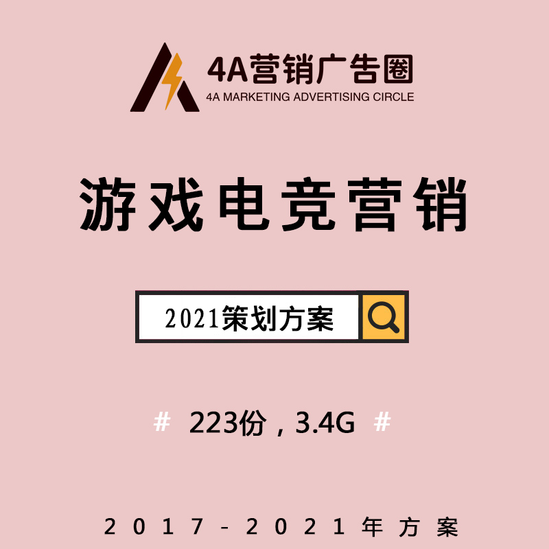 游戏电竞营销专题比赛网游手游联赛招商跨界合作创意方案活动PPT