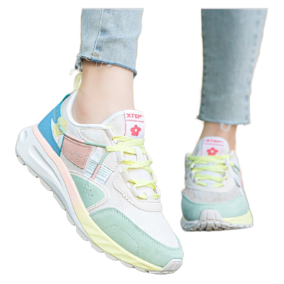 特步女鞋复古跑步鞋运动鞋