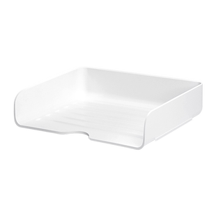 加厚桌面文件收纳架书架书本桌子置物架办公室a4纸整理盒子书桌白色ins学生文具分层写字台文件资料多层整理