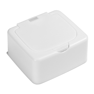 桌面按压式收纳盒长尾夹子回形针杂物整理带盖学生桌面小物品收纳盒办公好物化妆棉牙签棉签储物盒发夹杂物箱