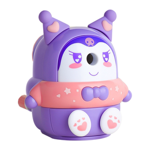 卷笔刀手摇转笔刀削笔器女孩库洛米削笔刀儿童小学生专用铅笔刀幼儿园卡通削笔机非自动手动刨旋笔刀绞笔铅笔