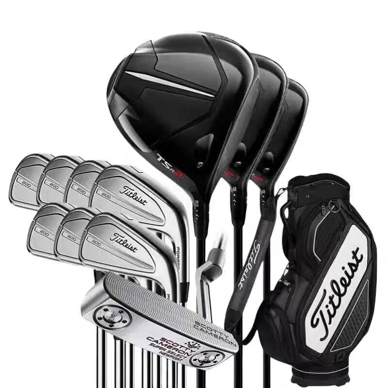 新款Titleist泰特利斯高尔夫男士套杆TSR2木杆搭配T200铁杆组新款