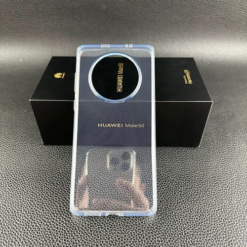 适用于华为Mate50原装手机壳保护套Mate50E/40 Pro透明mate50pro清水壳自带原厂原配拆机官方正品男女超薄