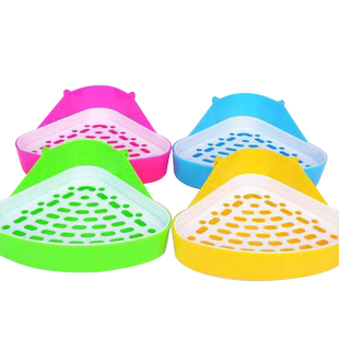 兔子厕所用品套装龙猫豚鼠荷兰猪专用尿盆超大号小宠兔子便盆屎盆