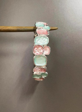 Vintage古着 Geometric squares手镯