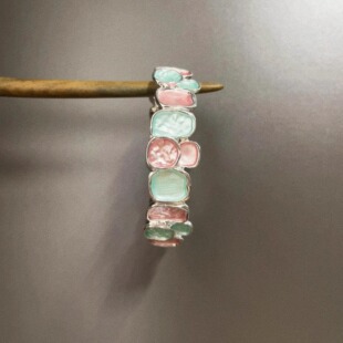 Vintage古着 Geometric squares手镯