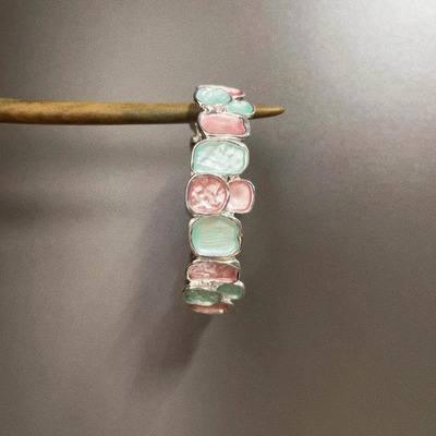 Vintage古着 Geometric squares手镯