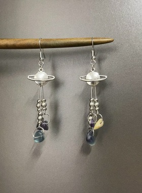 Vintage古着 Saturn's faint light耳饰