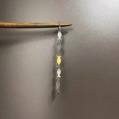 Vintage古着 Titanium steel small fish手链