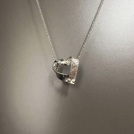 Vintage古着 Tape measure love项链