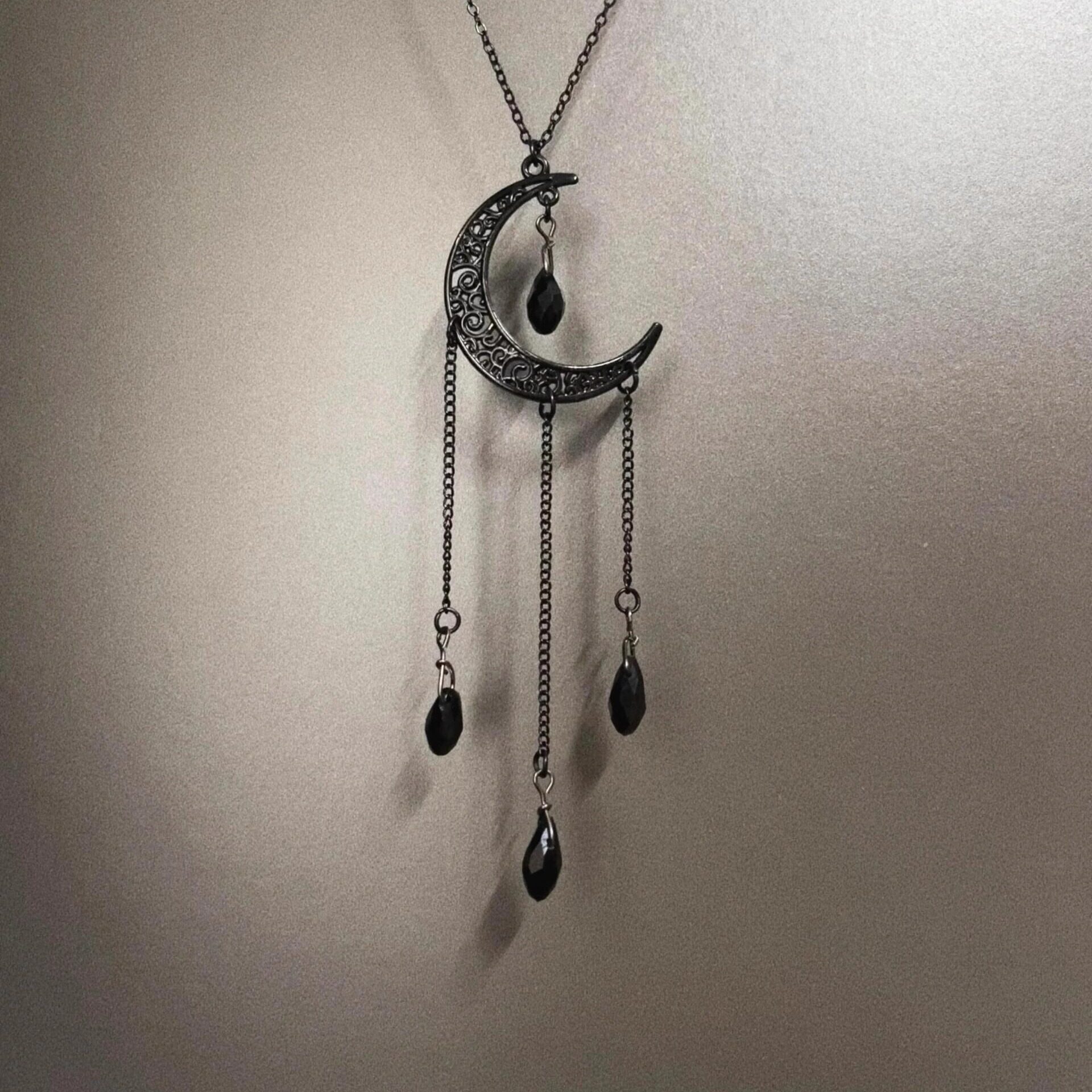 Vintage古着 Black Moon Moment项链