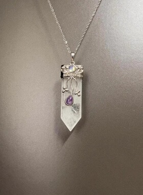 Vintage古着 Spirit pendulum crystal项链